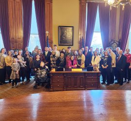 Melissa Fabian recognized with Deb Dalziel Award at SBDC Day at Iowa State Capitol