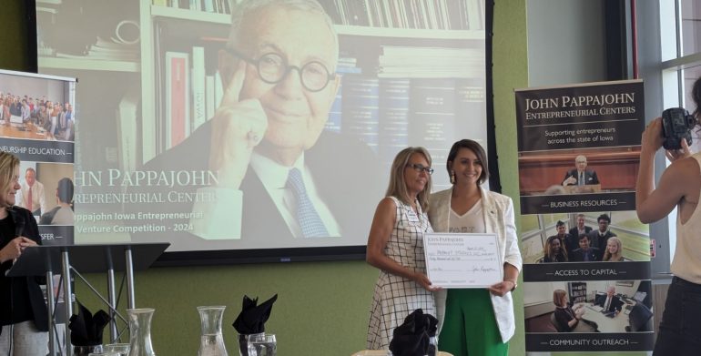 North Iowa Entrepreneur Wins First Place at Pappajohn Venture Competition