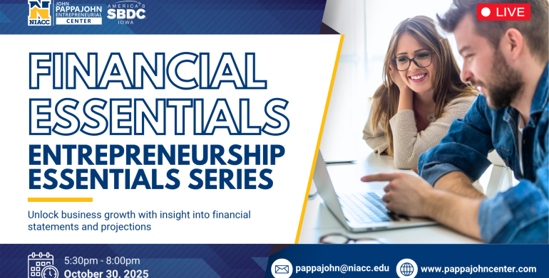 October 30 | Financial Essentials Workshop