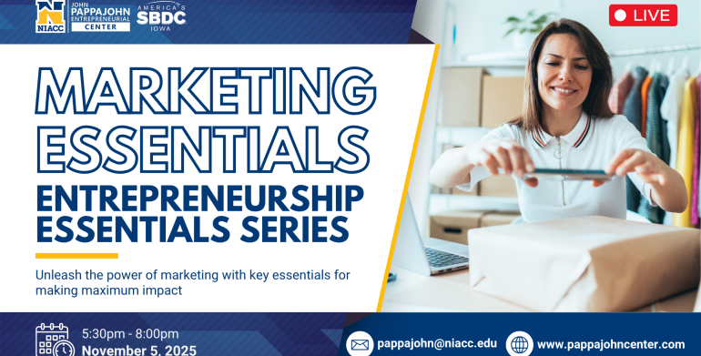 November 5 | Marketing Essentials Workshop