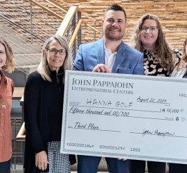 Jared Doerfler of Hanna Golf wins 3rd Prize at Pappajohn Venture Competition