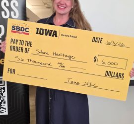North Iowa Entrepreneur Wins Third Place at the 2026 Venture School Statewide Launch Day Competition