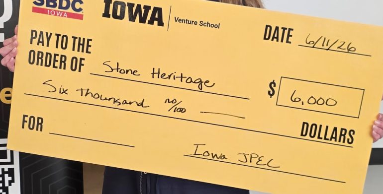 North Iowa Entrepreneur Wins Third Place at the 2026 Venture School Statewide Launch Day Competition